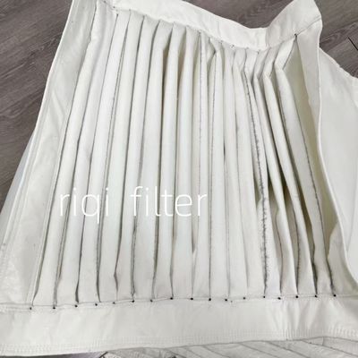Un buen precio. Bolsas de filtro de bolsillo sintético sin marco para recolección de polvo de 1,5 mm a 2,2 mm en línea