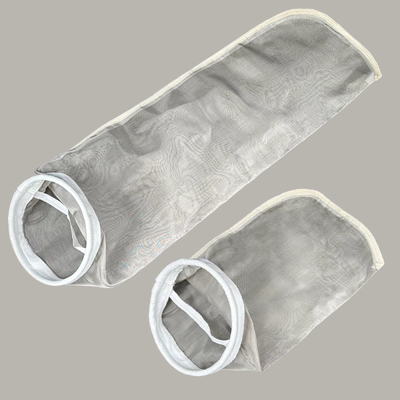 Un buen precio. Bolsa de filtro de acero inoxidable Bolsa de filtro de líquido de pintura química resistente a la corrosión en línea