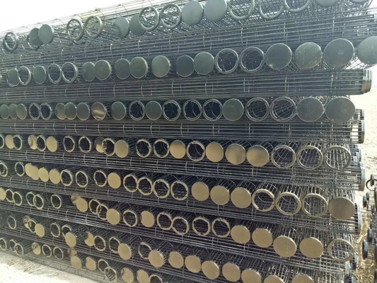 Un buen precio. Jaula del marco del bolso de filtro para el colector de polvo con las colocaciones de tubo de Venturi en línea